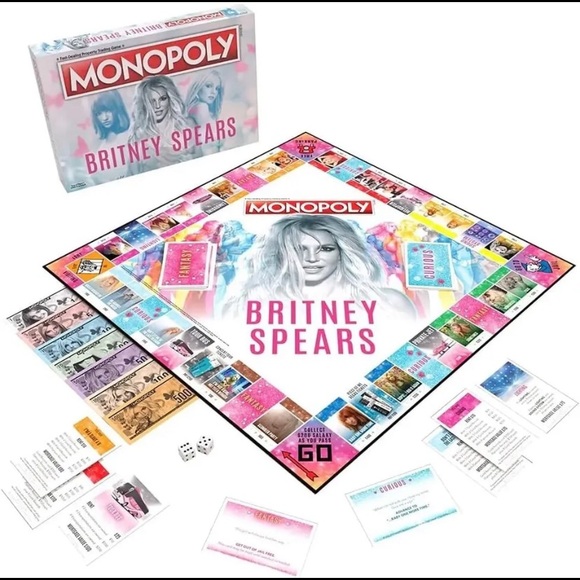 BRITNEY SPEARS BOARD GAME & BOOK - Picture 4 of 7